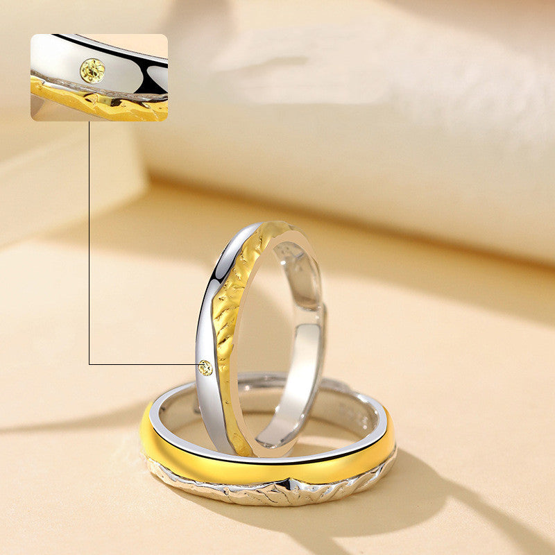 Sunset Jinshan Ring for Couples