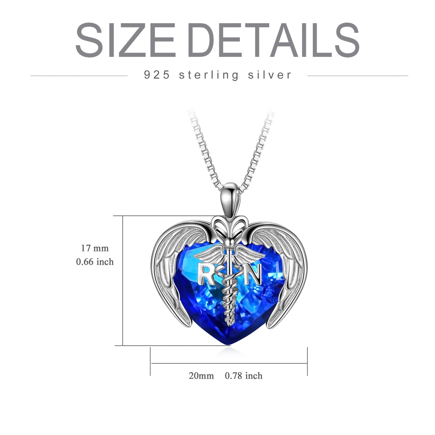 "I Love my Registered Nurse" - Heart Necklace