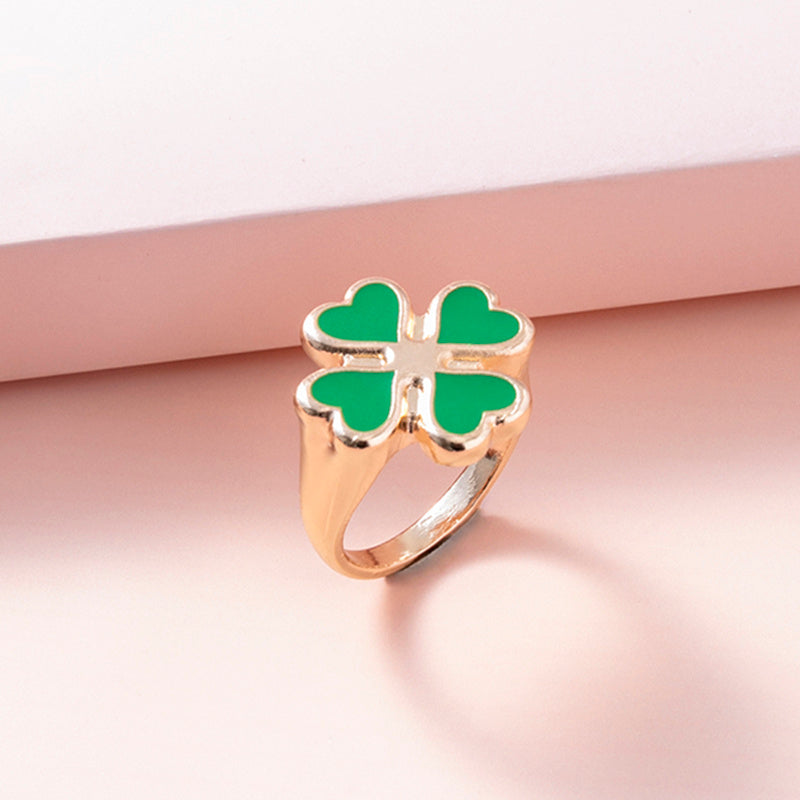 "Forever Lucky" - Four-leaf Clover Rings for Women and Men