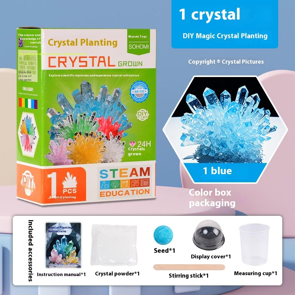 Growing Crystal Scientific Experiment