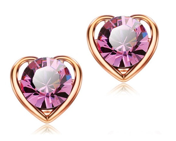 " A Rosey Heart" - Jewelry Set