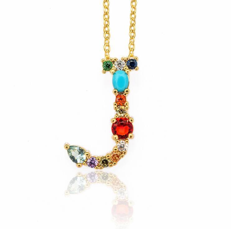 Bedazzled Letter Necklace
