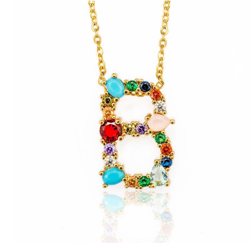 Bedazzled Letter Necklace