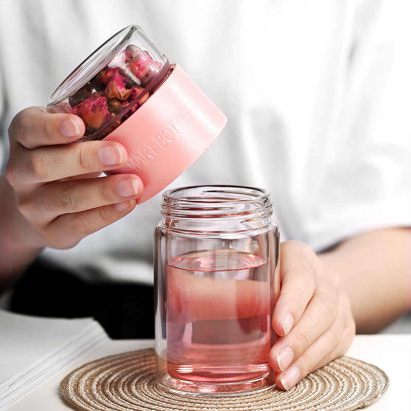 "Tea Water Bottle" - Portable Travel Drinkware