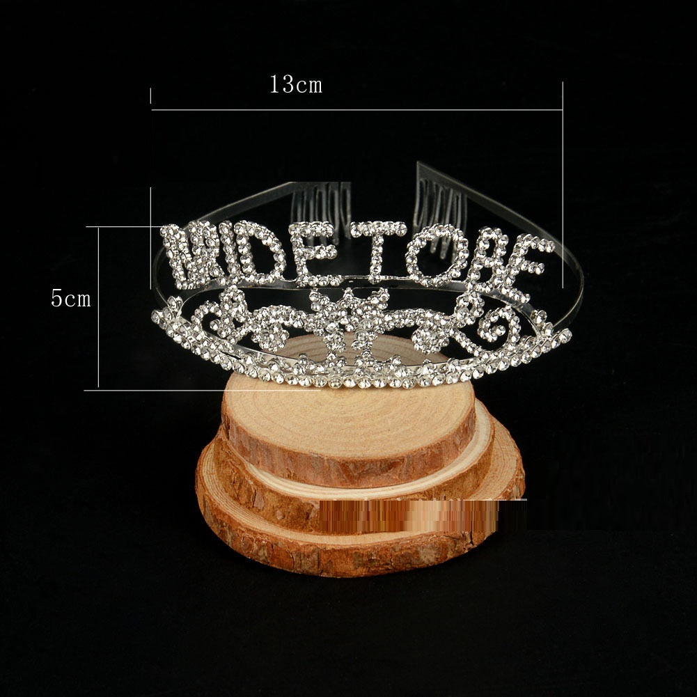 Bridal Rhinestone Party Crown