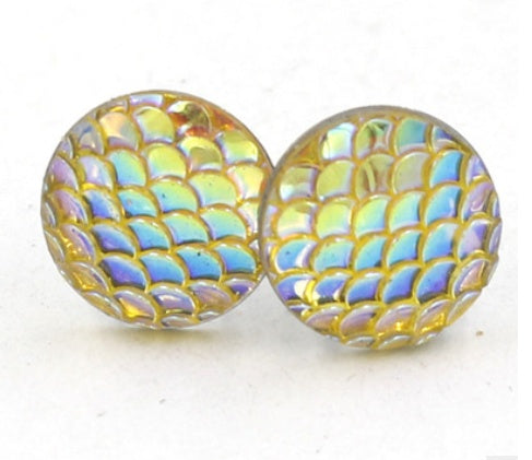 Mermaid Scales Earrings + Anklet