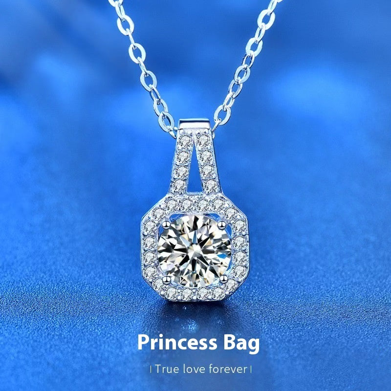 "Precious Diamond" - Moissanite S925 Sterling Silver Necklace