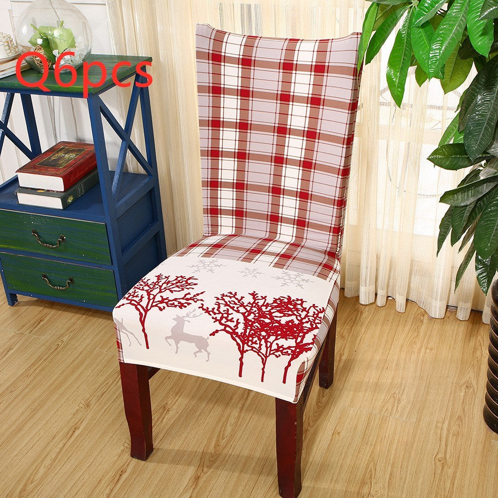 Universal Elastic Christmas Chair Cover