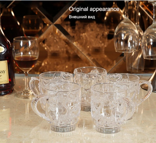 "Fantasy Dragon" - Color Enhanced Wine Cup