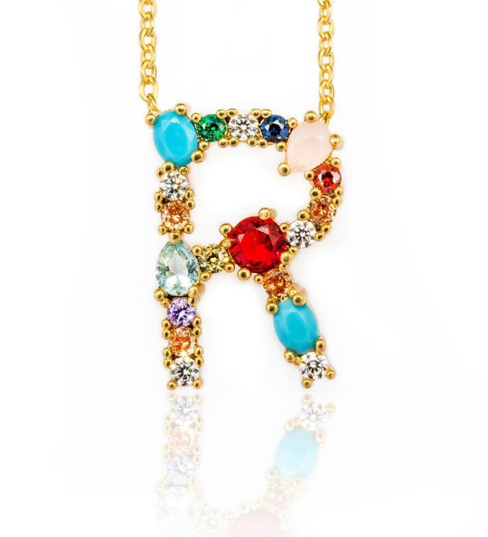 Bedazzled Letter Necklace
