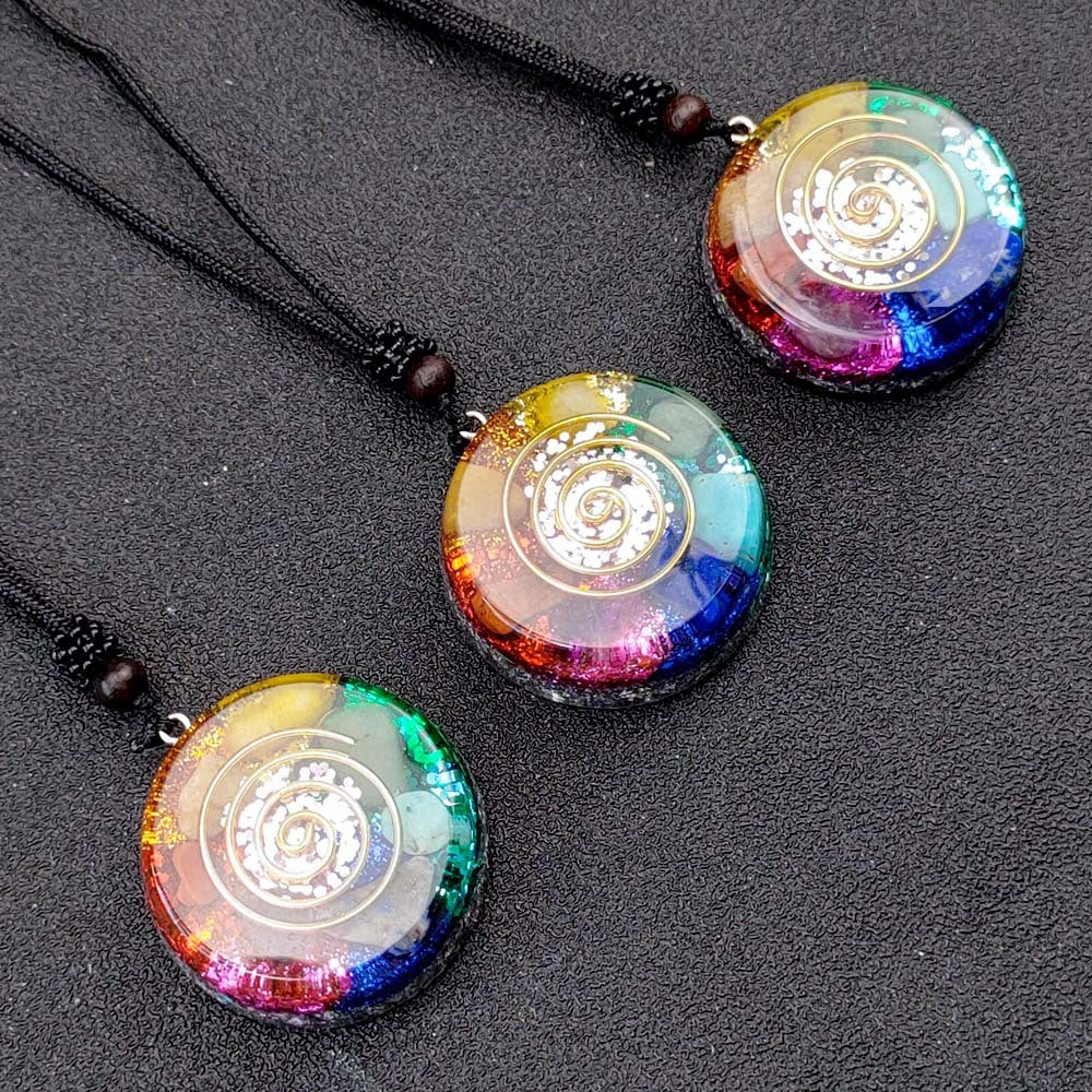 Handmade Chakra Pendant Necklace