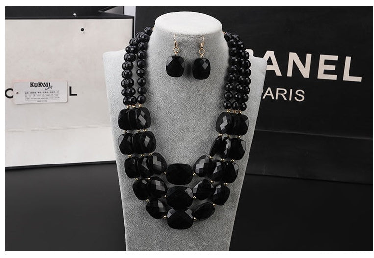 Cultural Beaded Jewelry Set