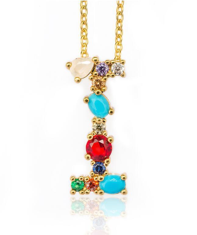 Bedazzled Letter Necklace