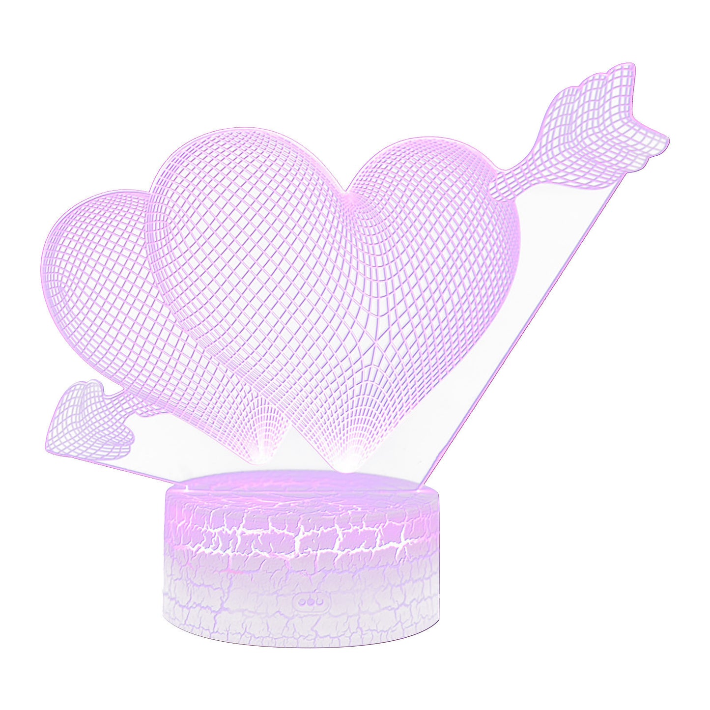 "I Love You" - 3D LED Heart Balloon
