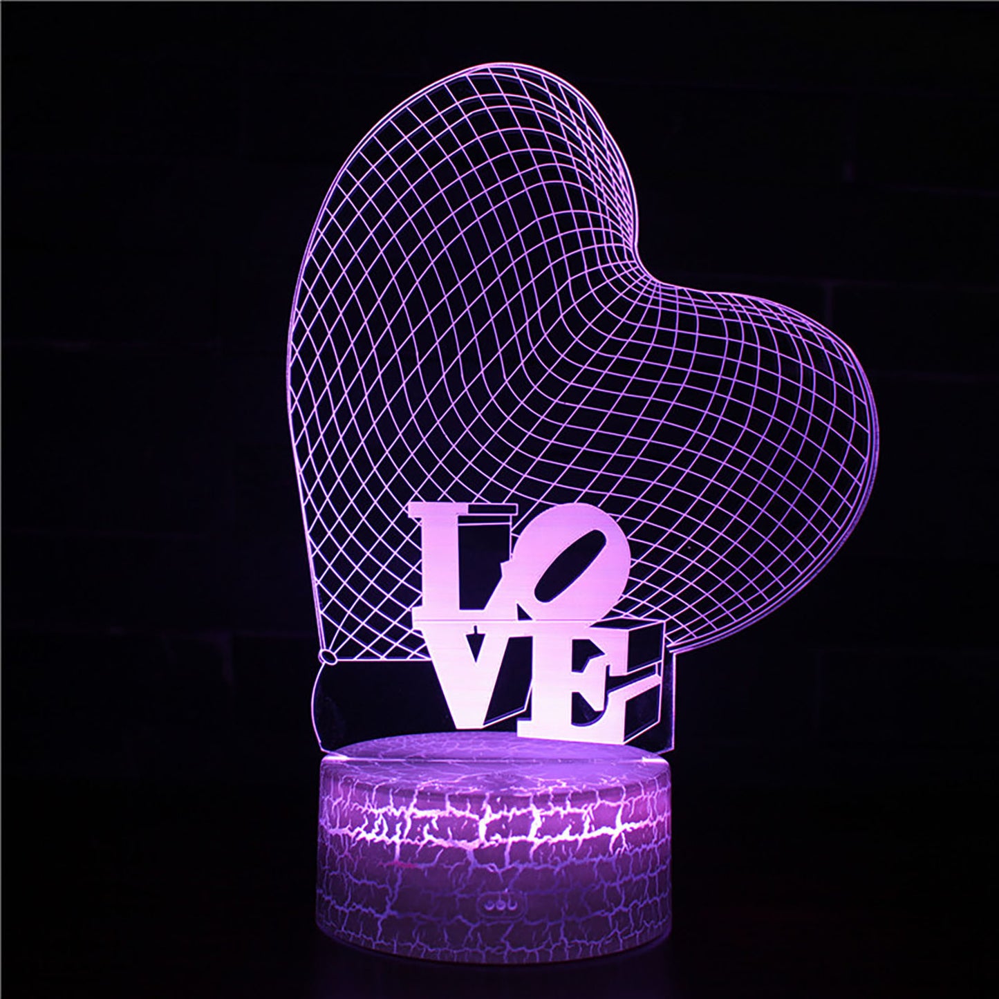 "I Love You" - 3D LED Heart Balloon