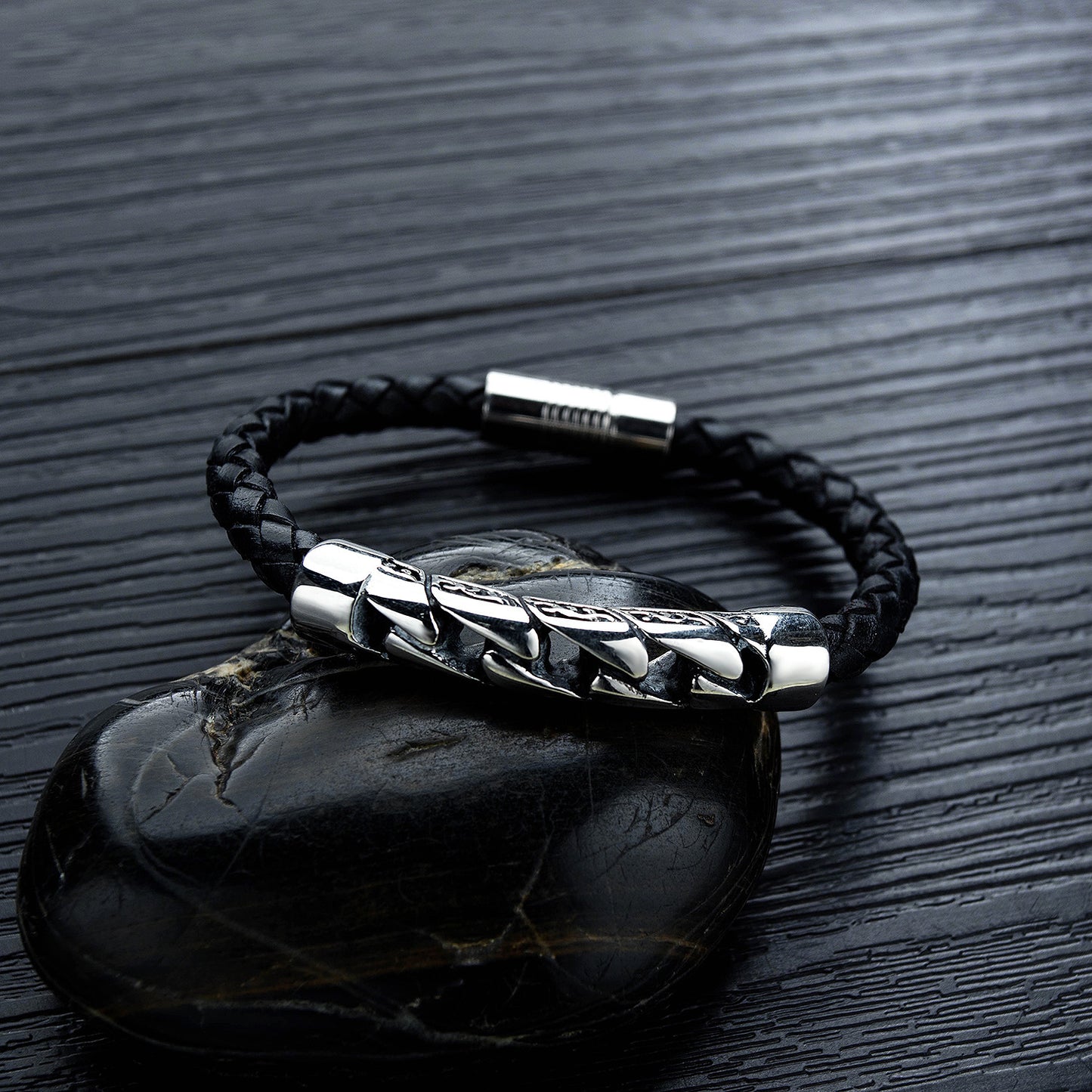 Woven Leather Hand Rope Bracelet