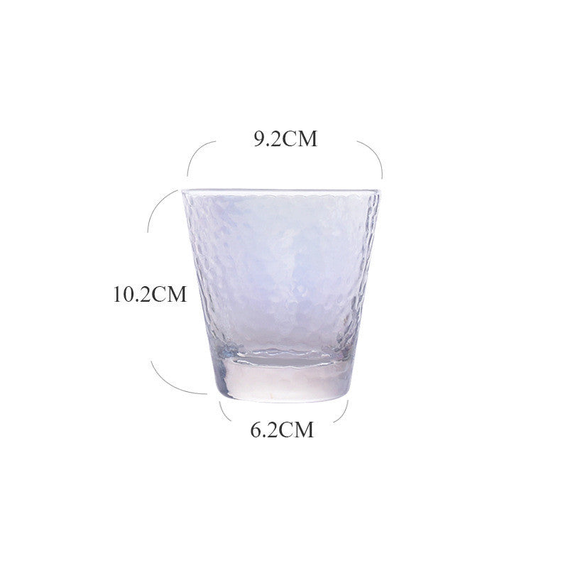 "Cheers" - Iridescent Glass Cups