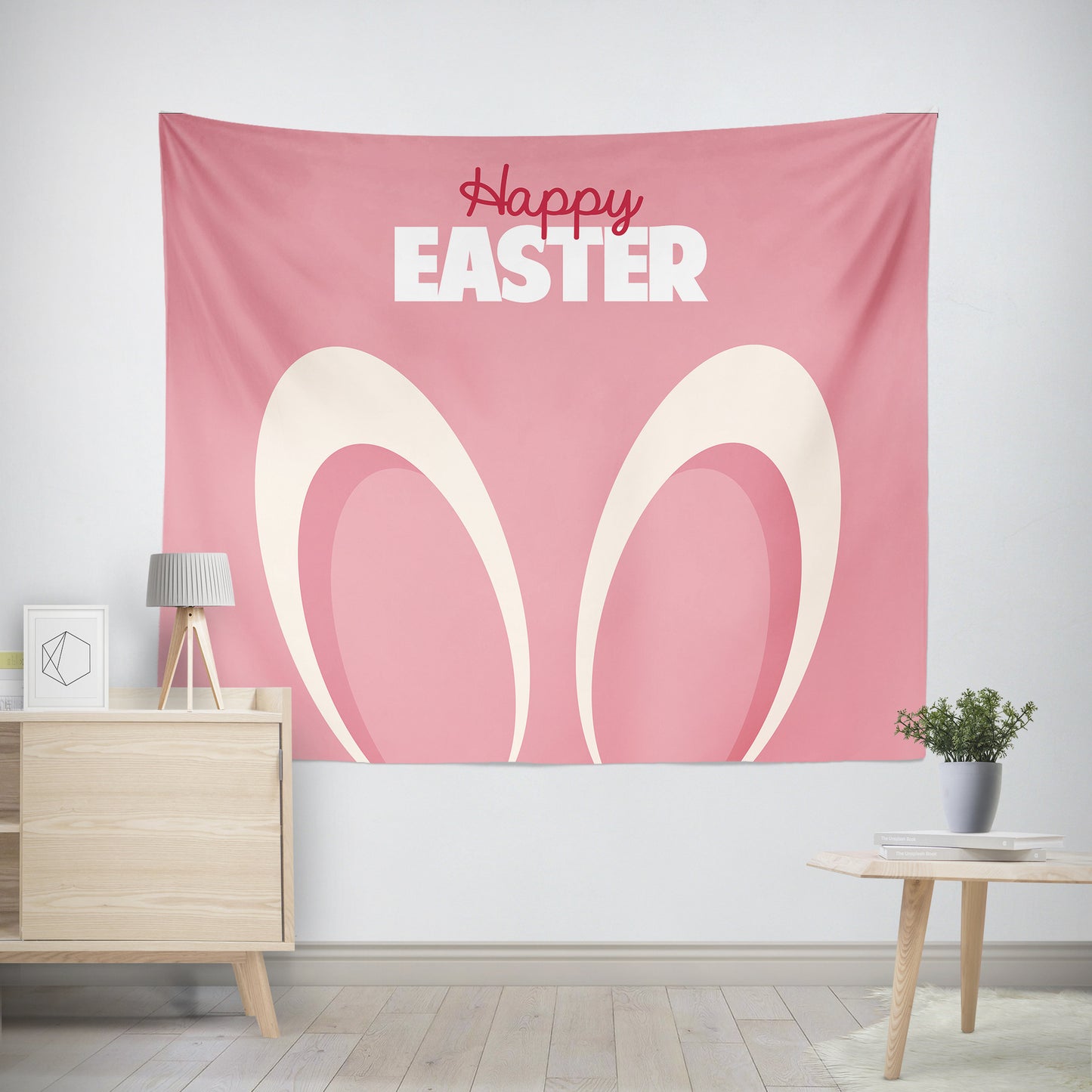 "Happy Easter" - Abstract Pattern Tapestry