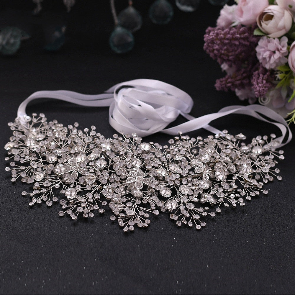 Luxury Rhinestone Alloy Bridal Belt