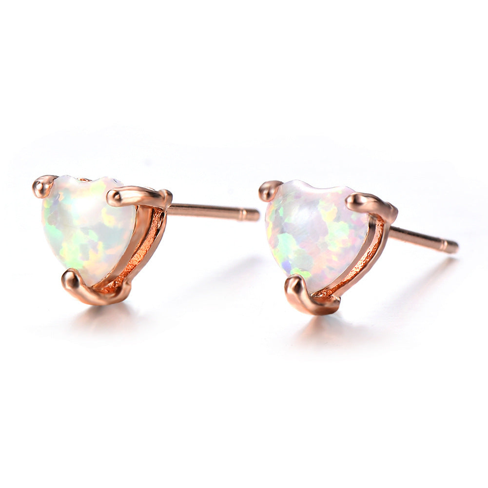 "Glowing Frost" - Stud Earrings