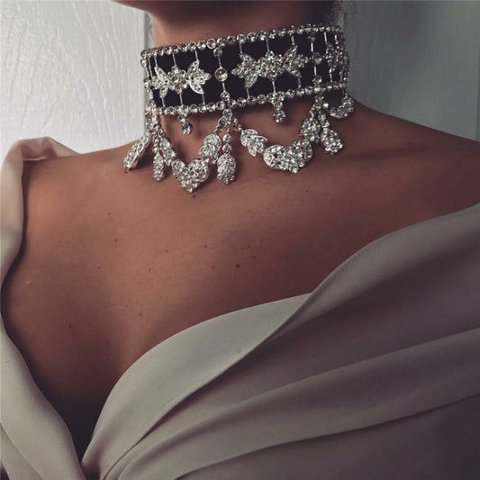 "Glam Doll" - Statement Choker Necklace