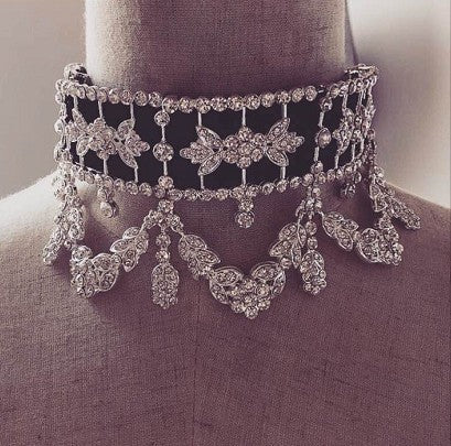 "Glam Doll" - Statement Choker Necklace