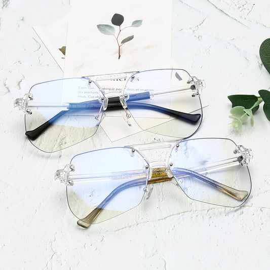Rimless Anti-blue Glasses for Men