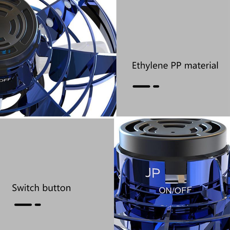 Flying Rotating Gyro Aircraft Induction Drone