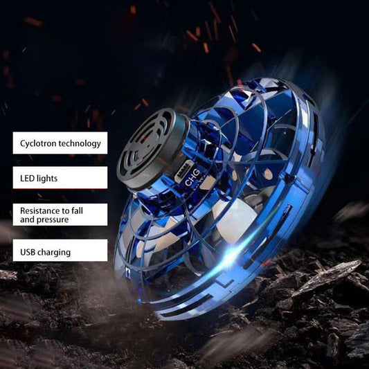 Flying Rotating Gyro Aircraft Induction Drone