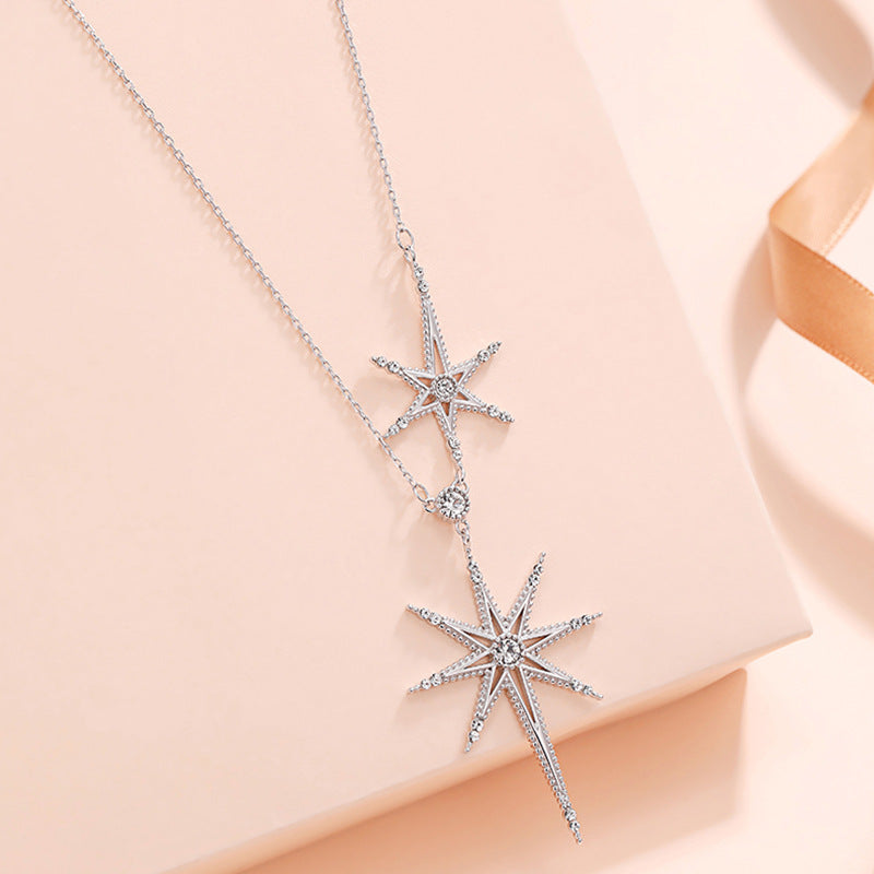 "Wishing Stars" - Clavicle Chain Necklace