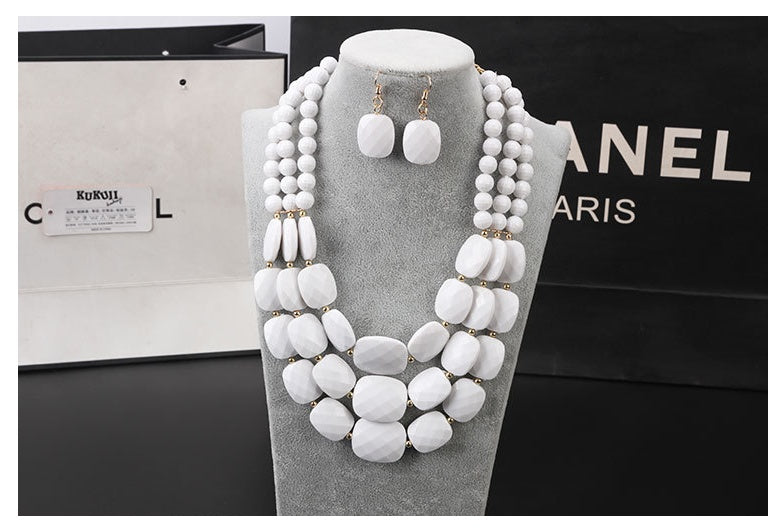 Cultural Beaded Jewelry Set