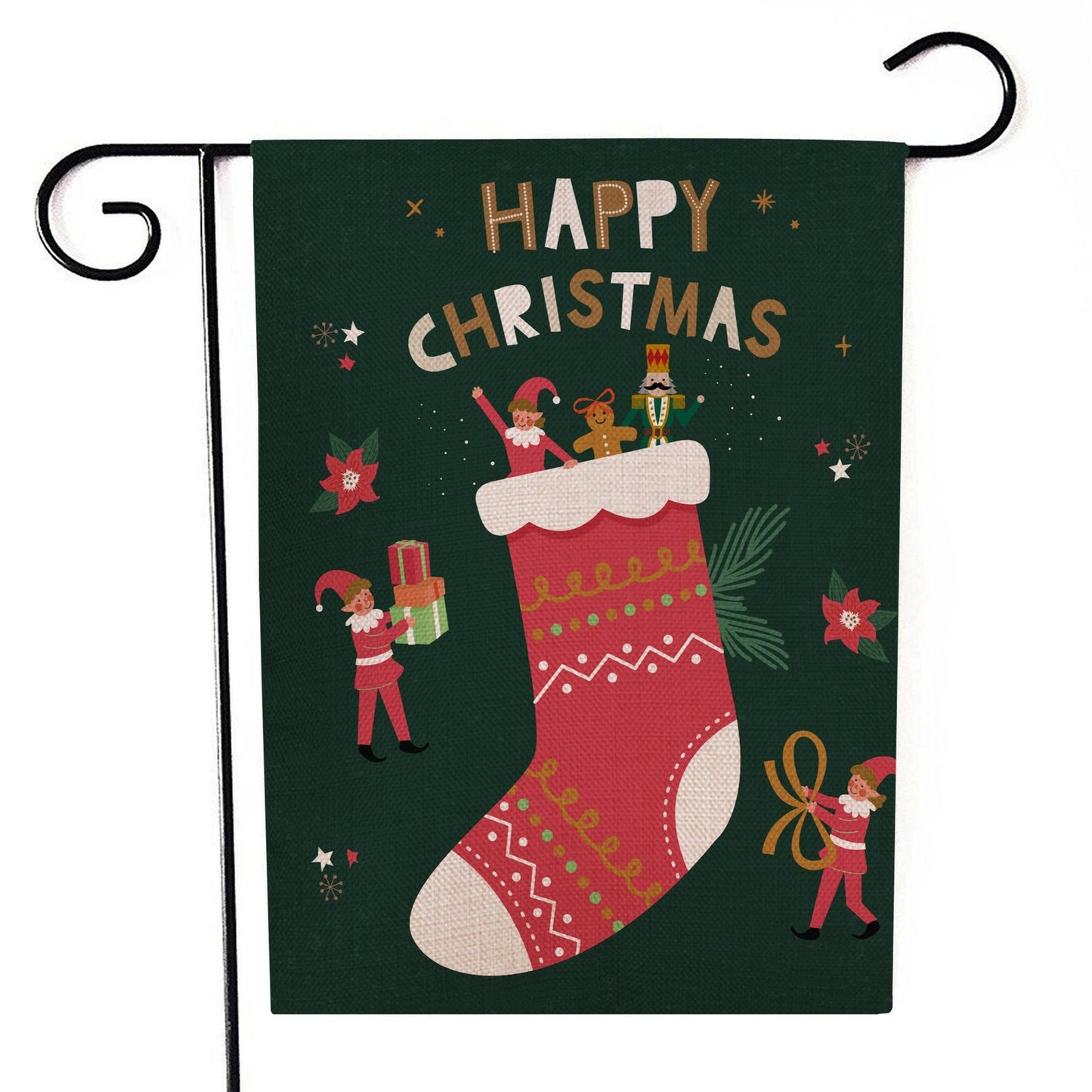 Santa Claus Garden Flag