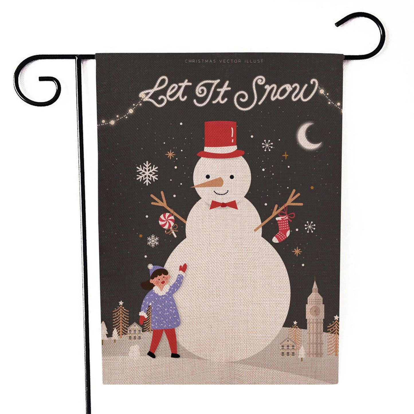 Santa Claus Garden Flag