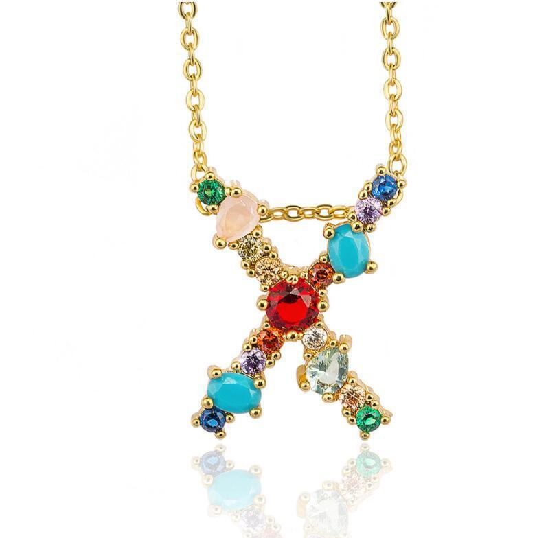 Bedazzled Letter Necklace