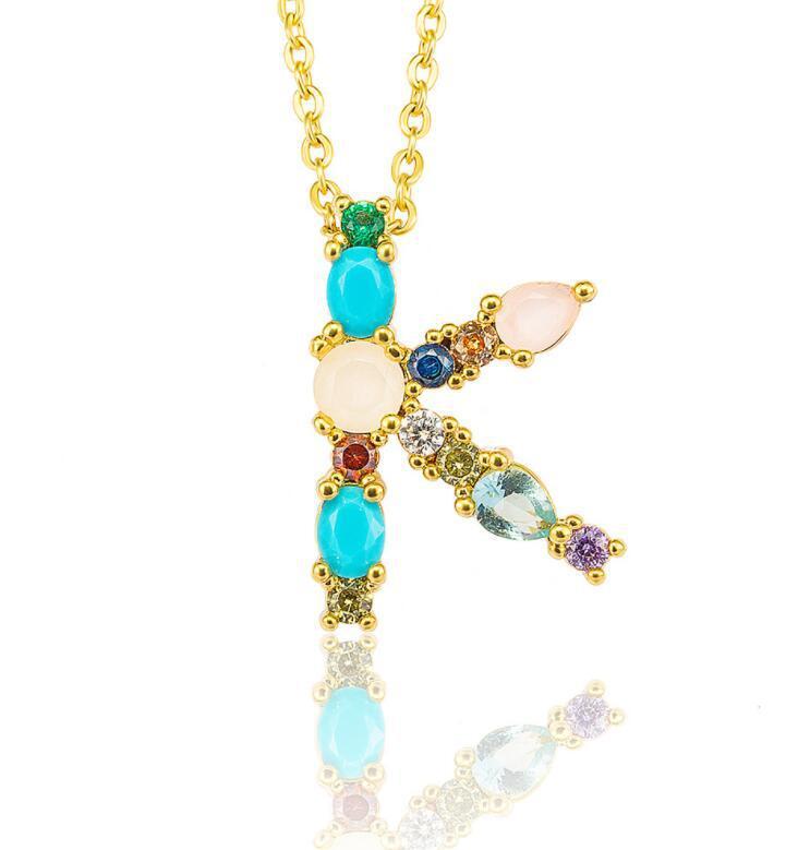 Bedazzled Letter Necklace