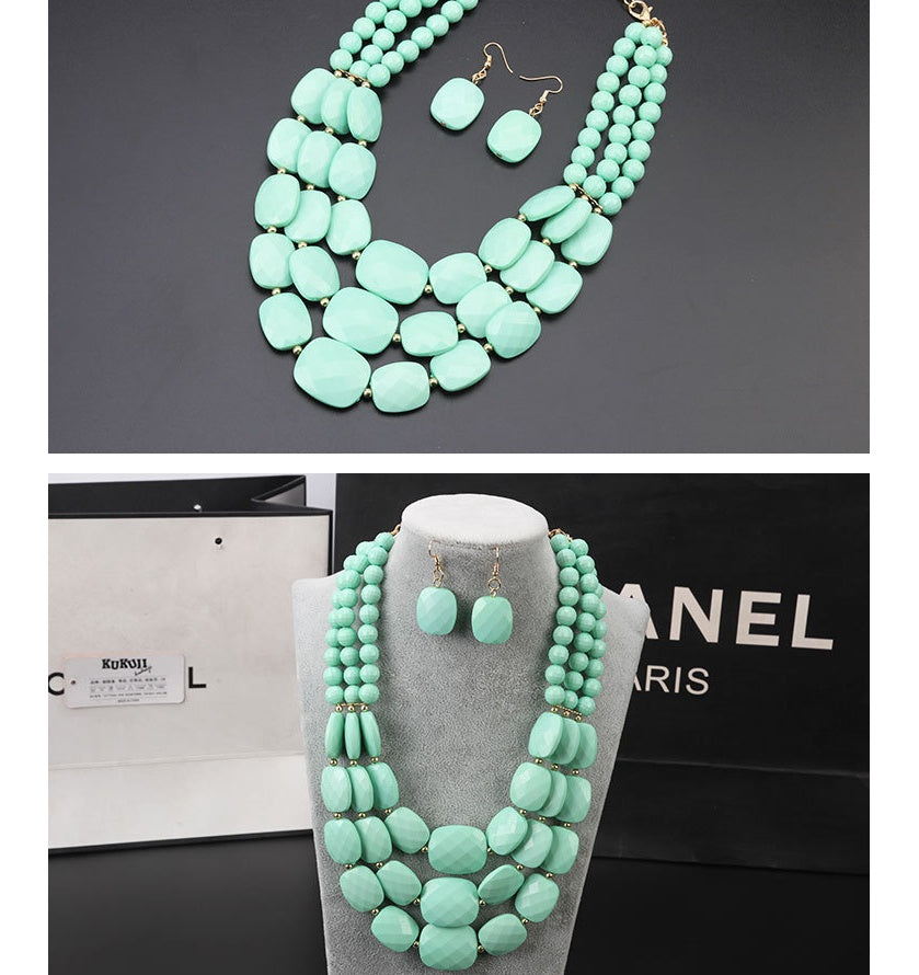 Cultural Beaded Jewelry Set