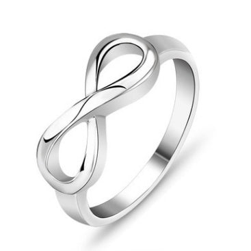 Sterling Silver Infinity Necklace, Earrings, Bracelet, and Ring