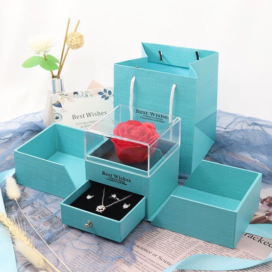 Eternal Flower Jewelry Box Gift