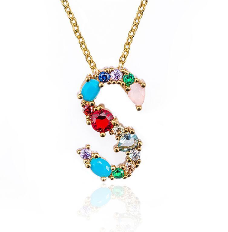 Bedazzled Letter Necklace