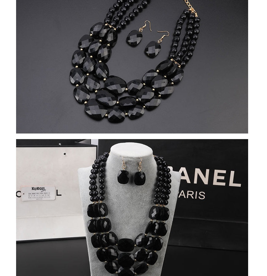 Cultural Beaded Jewelry Set