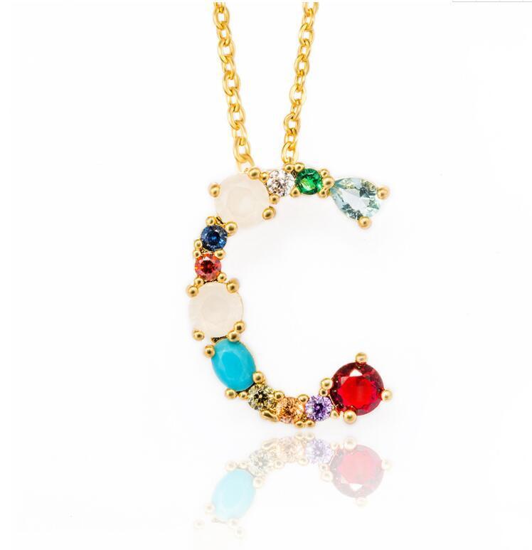 Bedazzled Letter Necklace