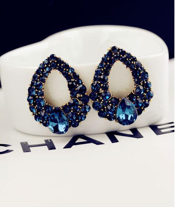 "Bold and Beautiful" - Sapphire Earrings