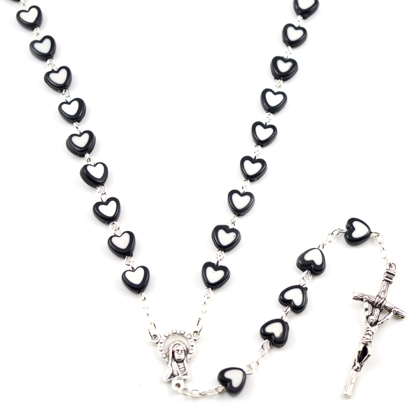 "Jesus Love" - Rosary  Necklace