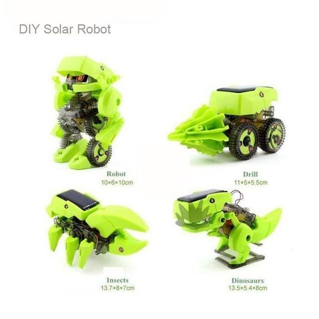 DIY Solar Powered Dino Robot