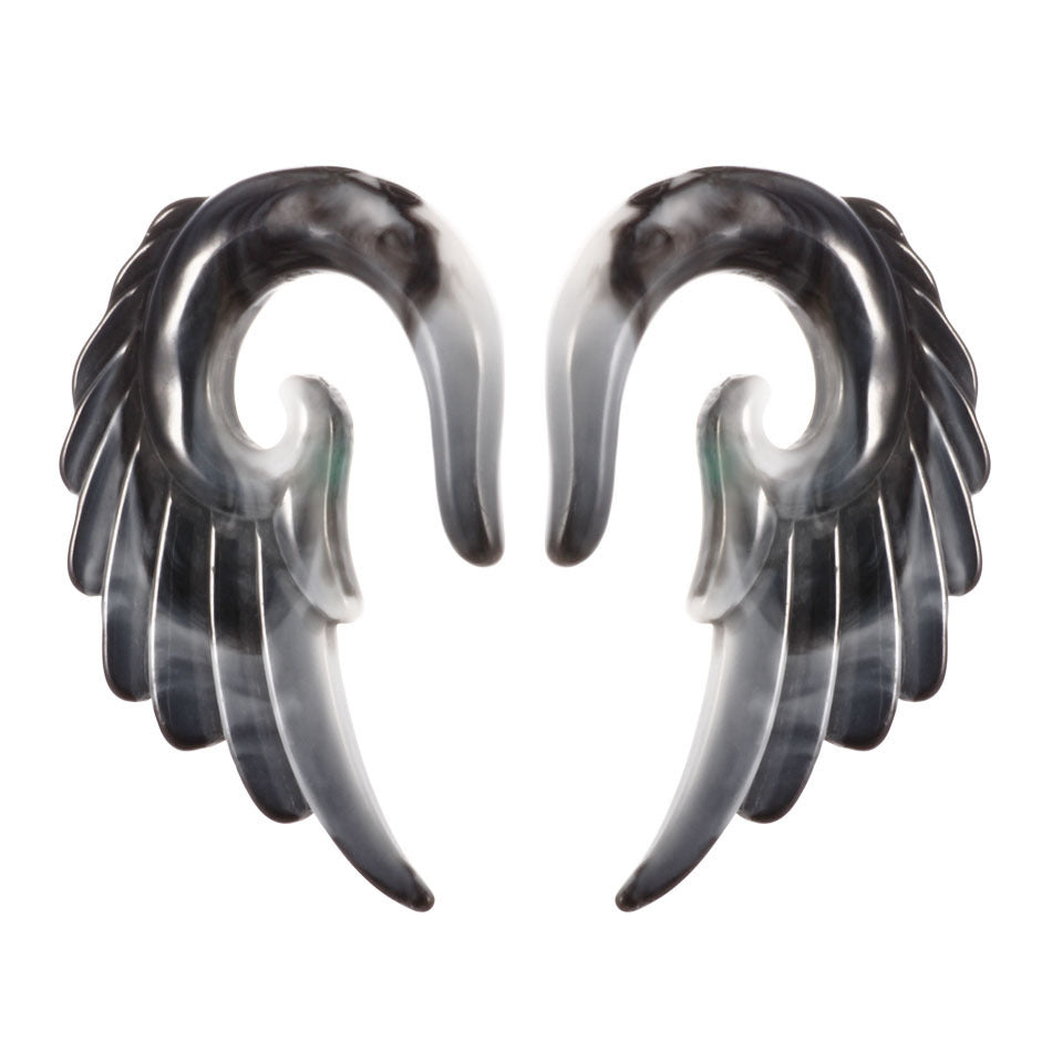 Acrylic Angel Wing Earrings