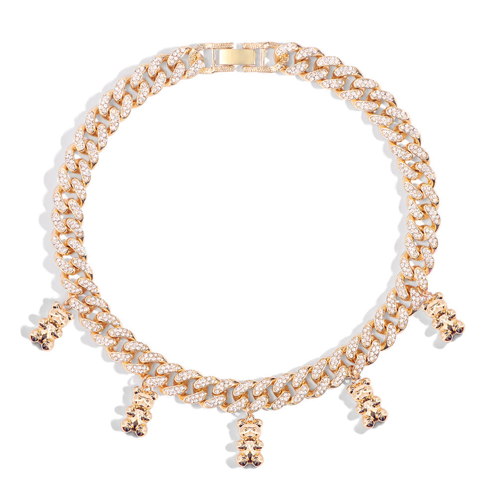 "Gummy Bear Queen" -  Zircon Statement Necklace