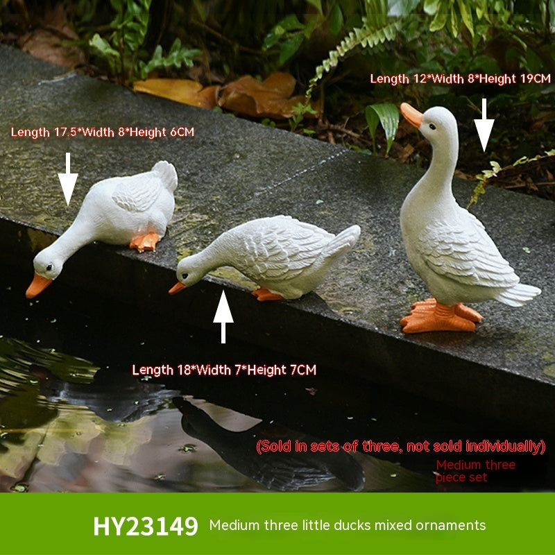 Duck Sculptures for Garden