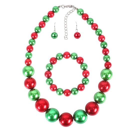 "Merry, Merry" - Pearl Statement Necklace