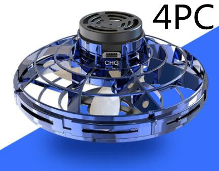 Flying Rotating Gyro Aircraft Induction Drone