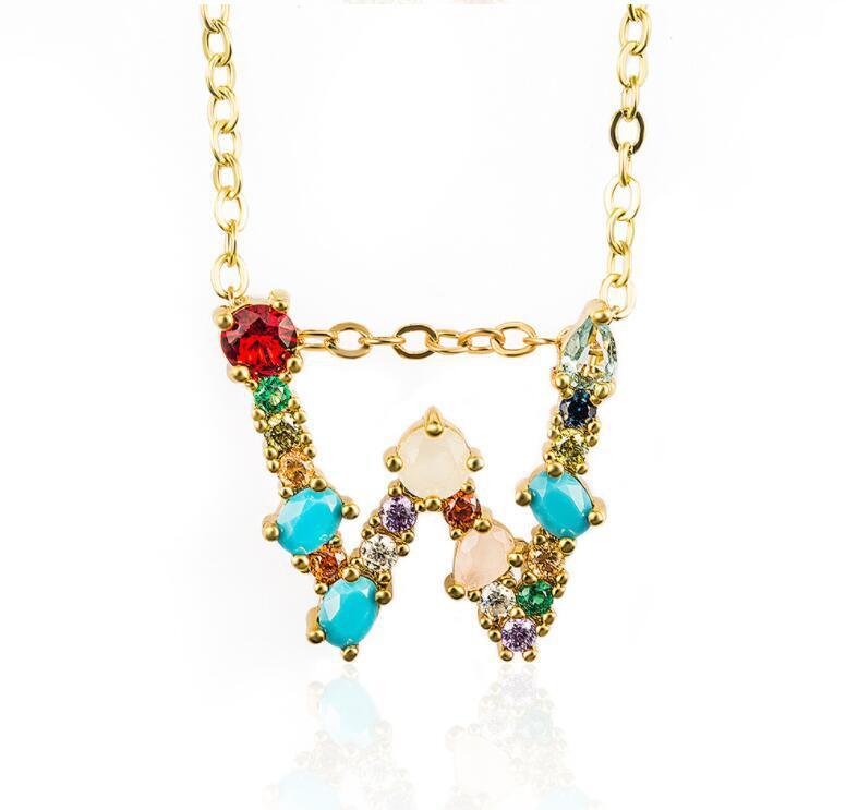 Bedazzled Letter Necklace